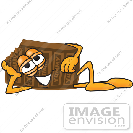 450x450 Royalty Free Food Cartoon Styled Clip Art Graphic Of Chocolate