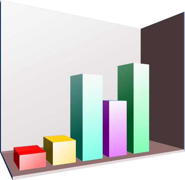 600x582 3d Bar Graph Clip Art