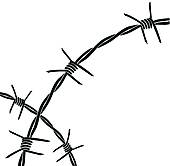 170x166 Barbed Wire Clip Art