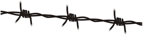 599x148 Ltvrdik Barbed Wire Clip Art Free Vector In Open Office Drawing