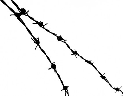 425x331 Vector Barbed Wire Vector Clip Art