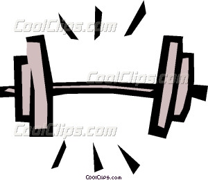 300x259 Barbell Vector Clip Art