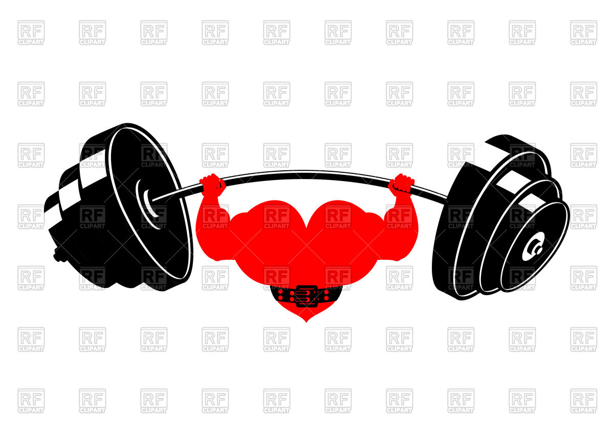 1200x872 Strong Heart And Barbell