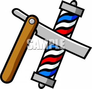 300x291 Image A Straight Razor And A Barber's Pole