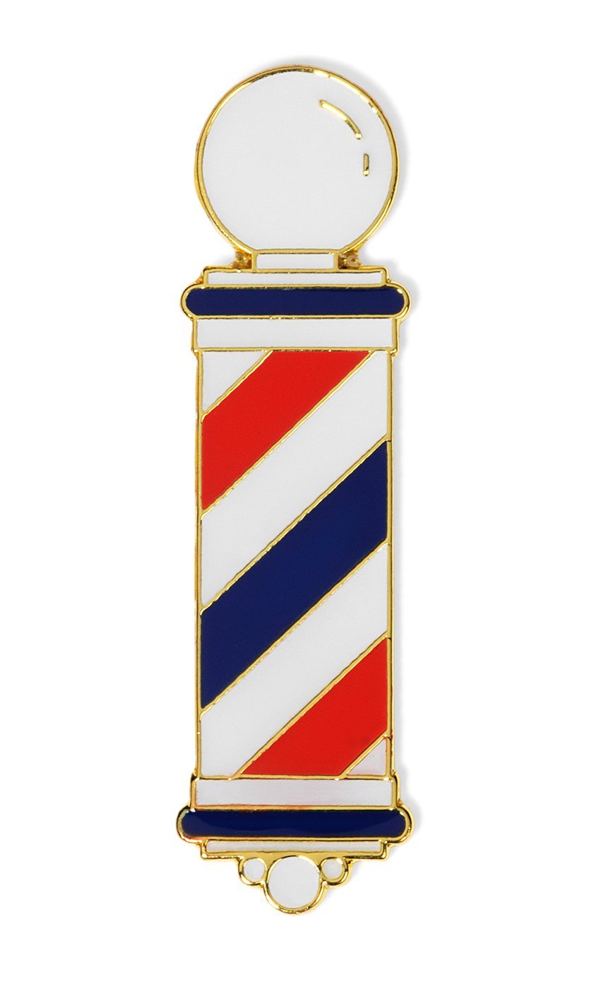 834x1394 Md Barber Pole Lapel Pin Beauty