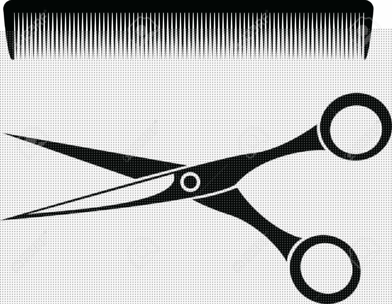 1300x1010 Pink Hair Clipart Haircut Scissors