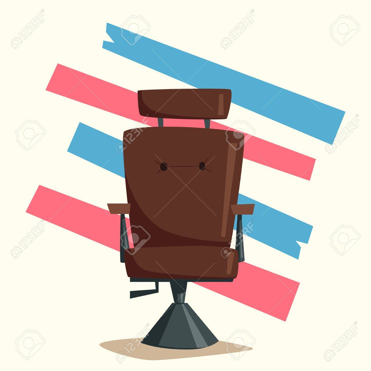 1300x1300 Barber Shop. Cartoon Vector Illustration. Vintage Hairstyle