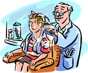 300x249 Boy At A Barber Shop