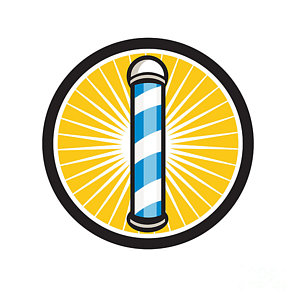 300x300 Barber Pole Art