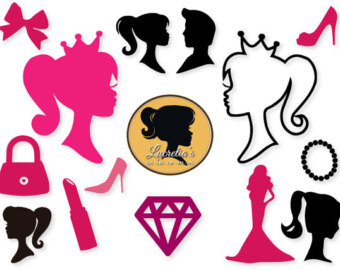 340x270 Barbie Silhouette Etsy