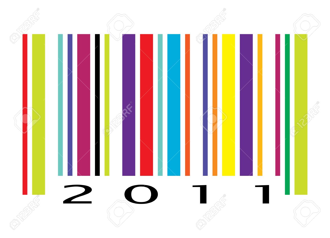 ink and barcode clipart