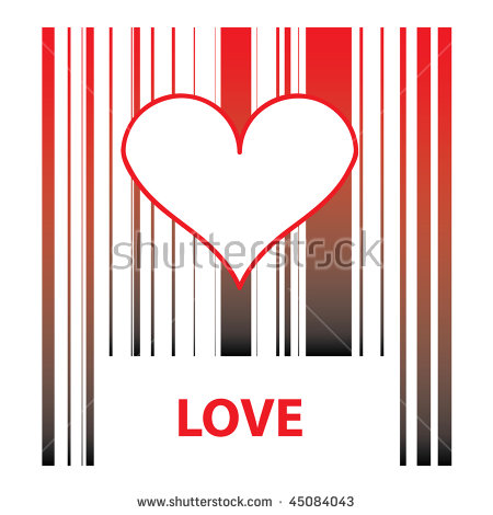 450x470 Barcode Clipart Love