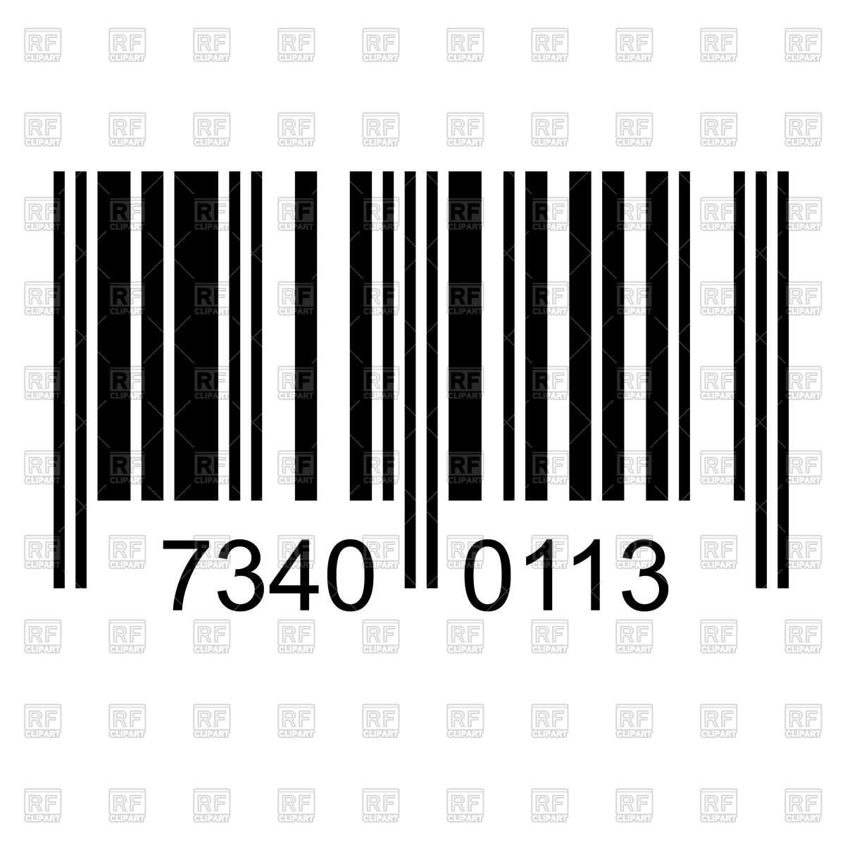 barcode computer science clipart