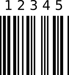 barcode vector clipart