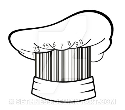 400x353 Creative Barcode Chef Hat By Sethness Designs On You