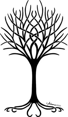 236x402 Black And White Bare Tree Clipart Clipart Panda