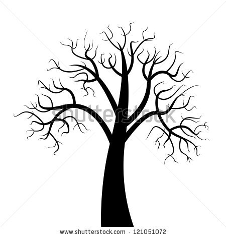 450x470 Dead Tree Clipart Simple