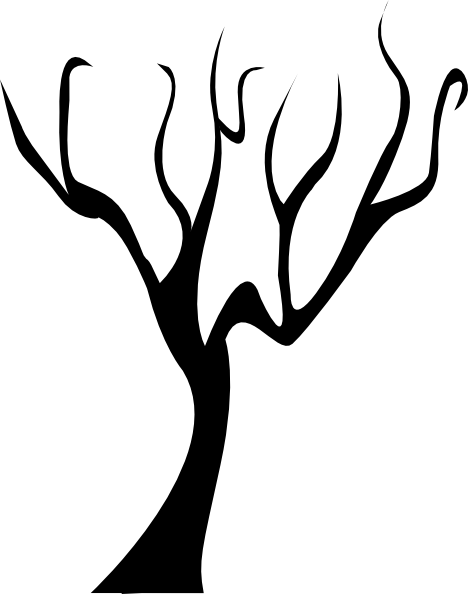 468x594 Bare Tree Clip Art