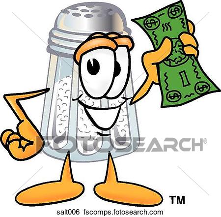 450x441 Clip Art Of Salt With Money Salt006