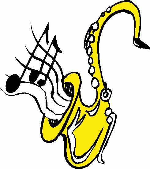 490x550 Saxophone Clip Art Wikiclipart