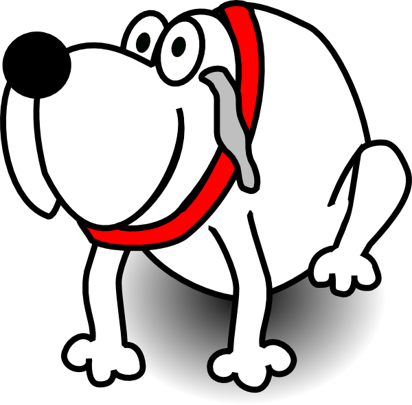 600x591 Gardian Dog White Clip Art