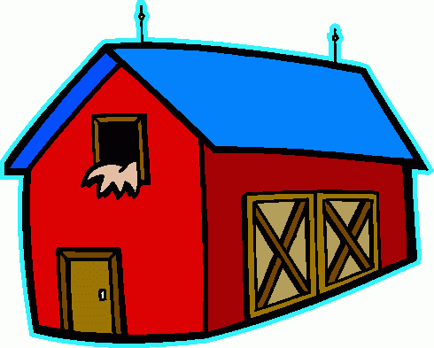 490x393 Farm Barn Clip Art Clipart Image 3