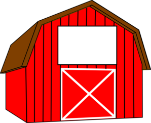 298x243 Red White Barn Clip Art