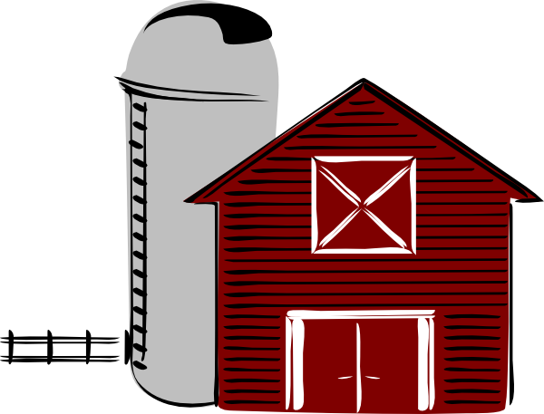 600x457 Traditional Barn Clip Art
