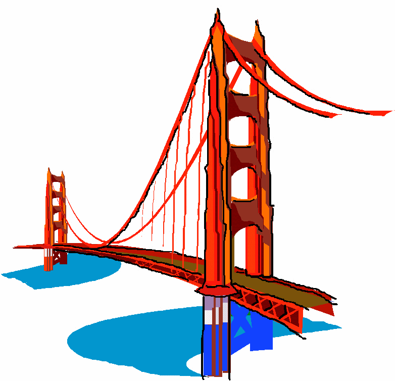 782x754 Golden Gate Bridge Clipart