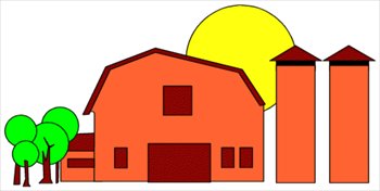 350x176 Free Barn And Silos Clipart Free Graphics Images