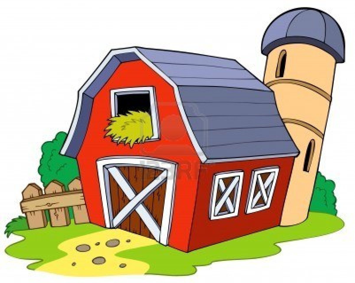 1203x957 Old Barn Drawing Clipart