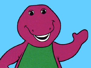 300x225 Barney Clip Art