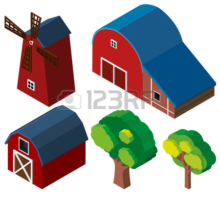 450x408 1,401 Red Barn Stock Illustrations, Cliparts And Royalty Free Red