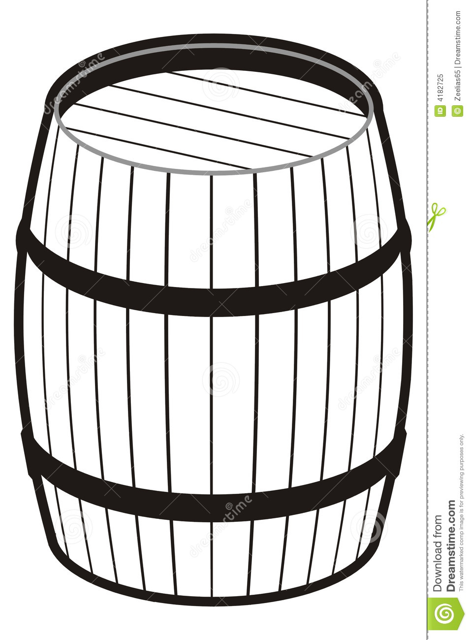 957x1300 Barrel Clip Art
