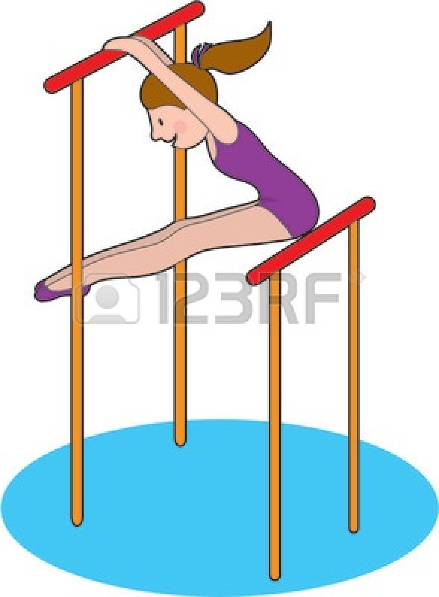 882x1200 Gymnastics Clipart Uneven Bar