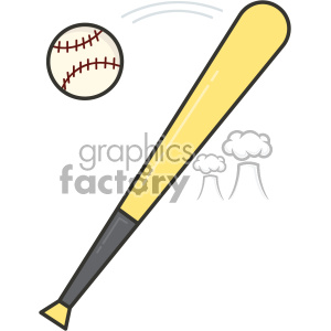 300x300 Royalty Free Baseball Bat Clip Art Vector Images 403928 Vector