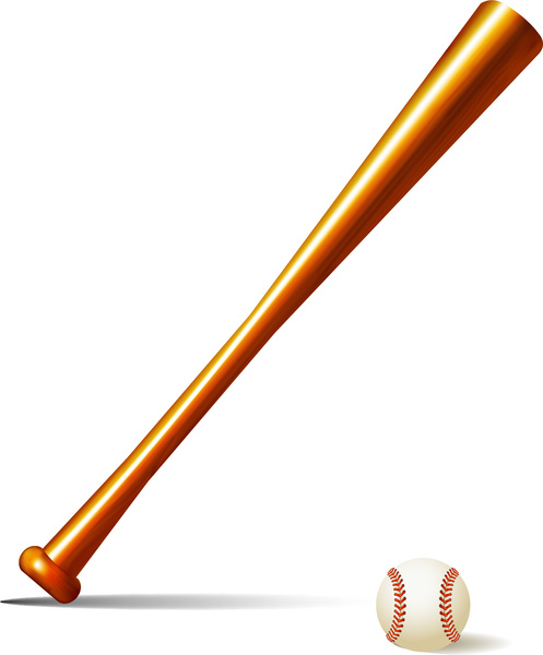 497x600 Baseball Bat And Base Ball Clip Art Free Vector Download (213,857