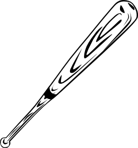 276x297 Baseball Bat Png, Svg Clip Art For Web