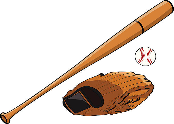 612x435 Baseball Bat Clipart Glove