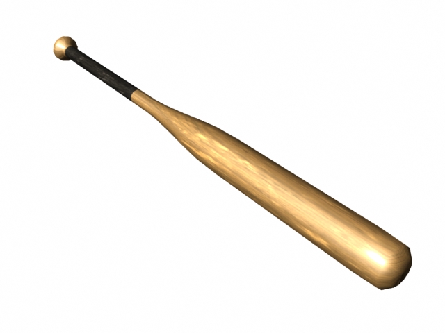 640x480 Baseball Bat 4a Lg Clip Art Image