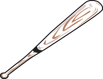 333x255 Crossed Baseball Bat Clipart Baseball Bat Clipart