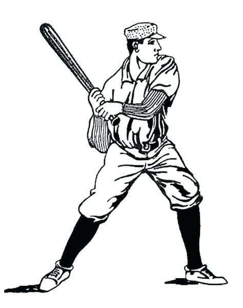 474x600 Baseball Clipart Of A Black And White Baseball Royalty Free Vector