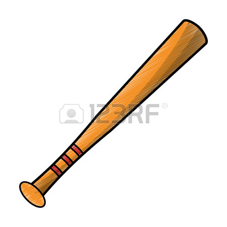450x450 Baseball Bat Ball Sport Image Sketch Royalty Free Cliparts