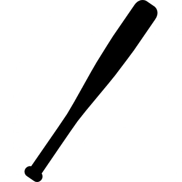 626x626 Baseball Bat Silhouette Icons Free Download