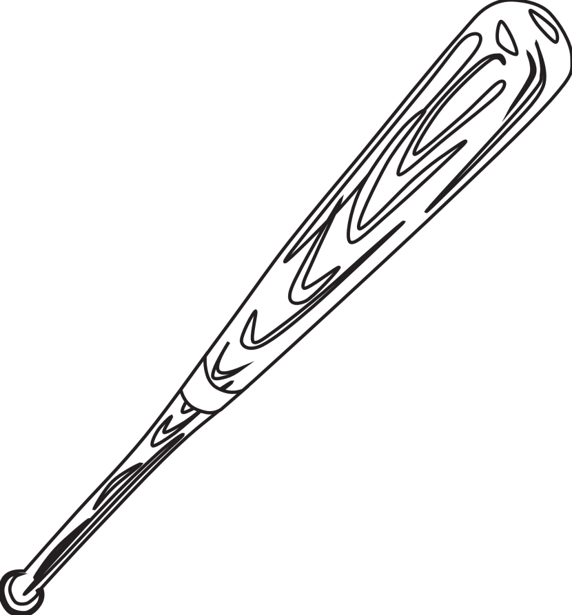 830x893 Best Baseball Bat Clipart