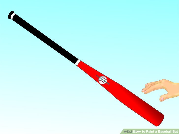 728x545 How To Paint A Baseball Bat 9 Steps (With Pictures)