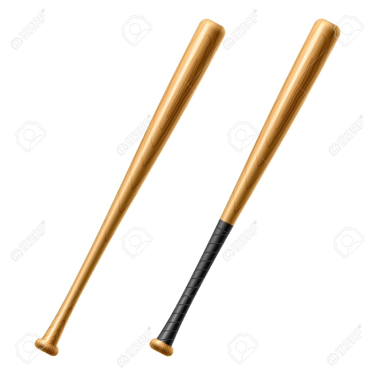 1300x1300 Baseball Bat Clipart Wooden Stick