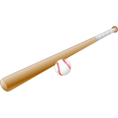 400x400 Baseball Bat Clipart Transparent Stick 2