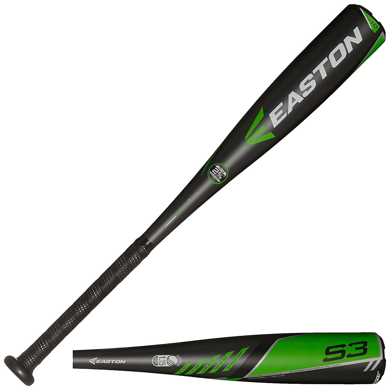 1500x1499 Easton S3 2 58 Junior Big Barrel ( 10) Baseball Bat