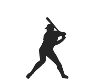 340x270 Baseball Player Svg Etsy